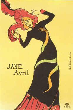  Henri  Toulouse-Lautrec Jane Avril -1899